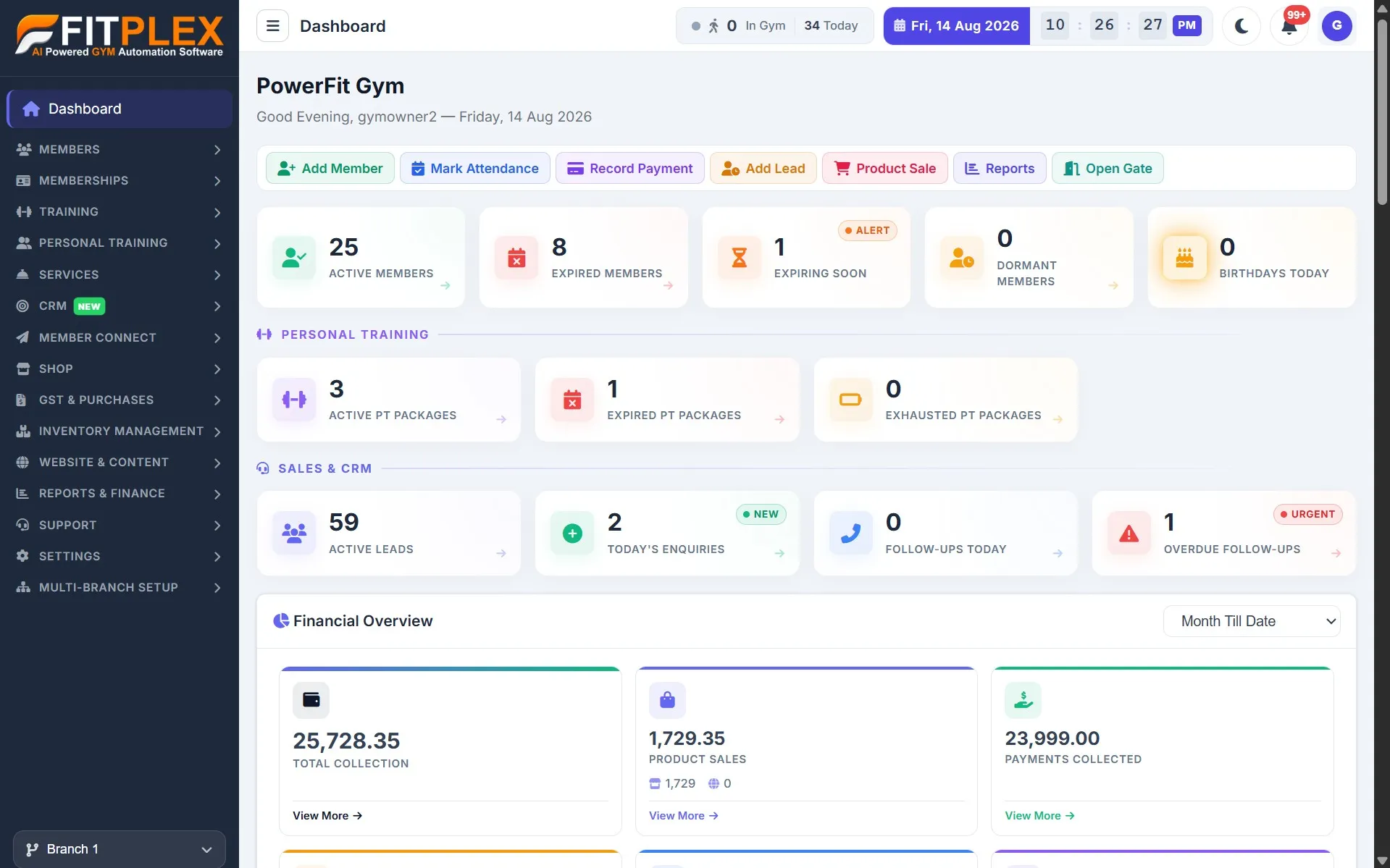 Streamlining Multi-Branch Gym Operations: A Franchise Owner Guide