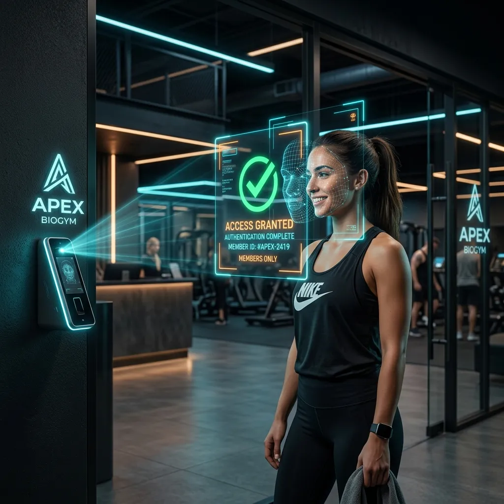 Securing Your Gym Franchise with Biometric Face Recognition Gate Syncing